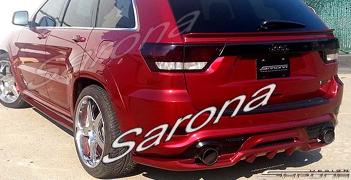 Custom Jeep Grand Cherokee  SUV/SAV/Crossover Trunk Wing (2011 - 2013) - $249.00 (Part #JP-001-TW)